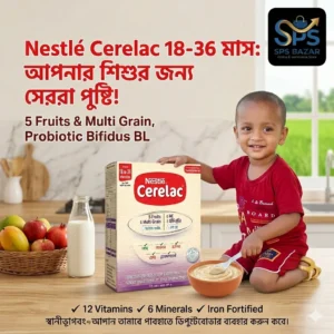 Nestlé Cerelac 18-36 months 350g pack, Cerelac 5 fruits and multi grain benefits.